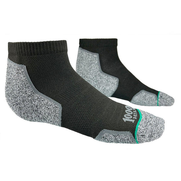 1000 Mile Repreve Run Anklet Sock | Eco Sports Twin Pack - Borderland Muff
