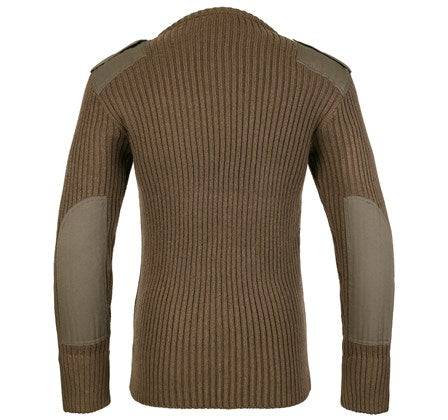 Fort Crew Neck Combat Jumper -OLIVE - Borderland Muff
