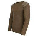 Fort Crew Neck Combat Jumper -OLIVE - Borderland Muff