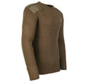 Fort Crew Neck Combat Jumper -OLIVE - Borderland Muff