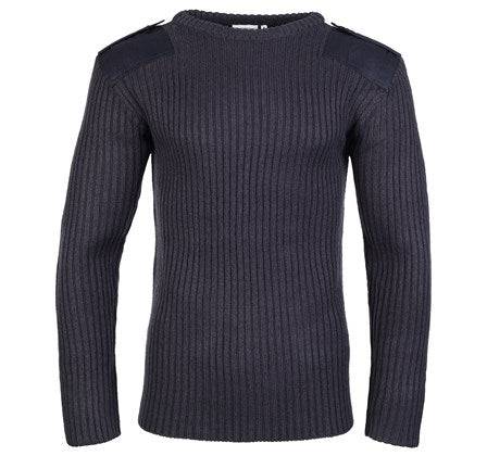 Fort Crew Neck Combat Jumper -NAVY - Borderland Muff