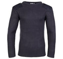 Fort Crew Neck Combat Jumper -NAVY - Borderland Muff