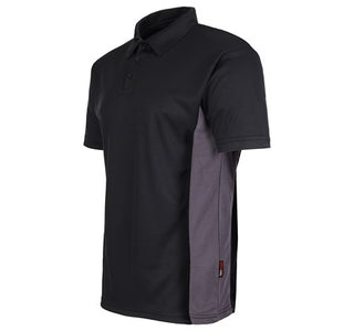 Tuff Stuff Mens Elite 131 Wicking Work Polo Shirt-BLACK - Borderland Muff