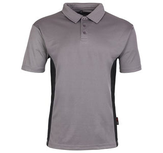 Tuff Stuff Mens Elite 131 Wicking Work Polo Shirt-GREY - Borderland Muff