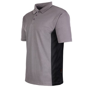Tuff Stuff Mens Elite 131 Wicking Work Polo Shirt-GREY - Borderland Muff