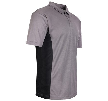 Tuff Stuff Mens Elite 131 Wicking Work Polo Shirt-GREY - Borderland Muff