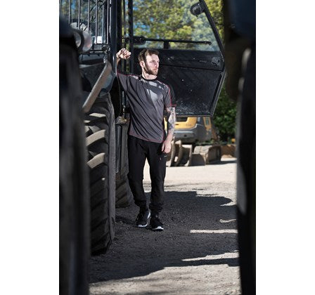 Tuff Stuff Mens 151 Elite Wicking Work Tee-GREY - Borderland Muff