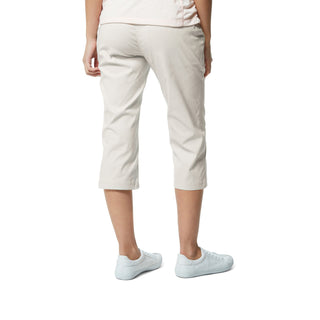 Craghoppers Ladies Kiwi Pro II Crop Stretch Water Repellent Sun Protective Quick Dry Trousers-DOVE GREY - Borderland Muff