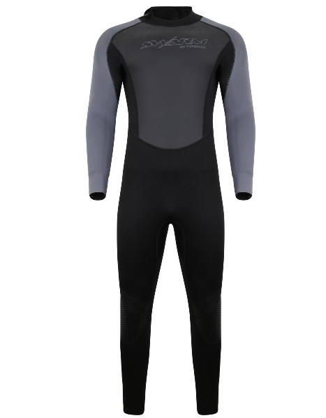 Typhoon Swarm3 Mens 3/2mm Full Wetsuit-BLACK - Borderland Muff