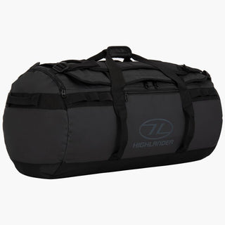 Highlander Storm Water Resistant PVC Kitbag - 90L-BLACK - Borderland Muff