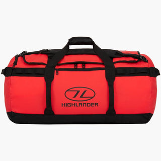 Highlander Storm Water Resistant PVC Kitbag - 90L-RED - Borderland Muff