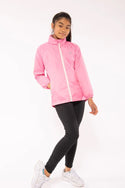 Mac in a Sac Kids Waterproof Breathable Windproof Packable Origin Jacket-PINK - Borderland Muff
