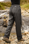 Mac in a Sac Adults Waterproof Breathable Windproof Packable Overtrousers-BLACK - Borderland Muff