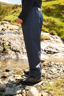 Mac in a Sac Adults Waterproof Breathable Windproof Packable Overtrousers-NAVY - Borderland Muff
