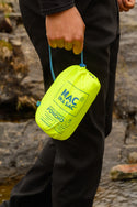 Mac in a Sac Adults Waterproof Breathable Windproof Packable Poncho-NEON YELLOW - Borderland Muff