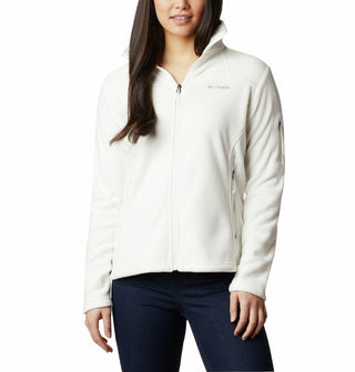Columbia Ladies Fast Trek II regular Fit Full Zip Fleece-CREAM - Borderland Muff