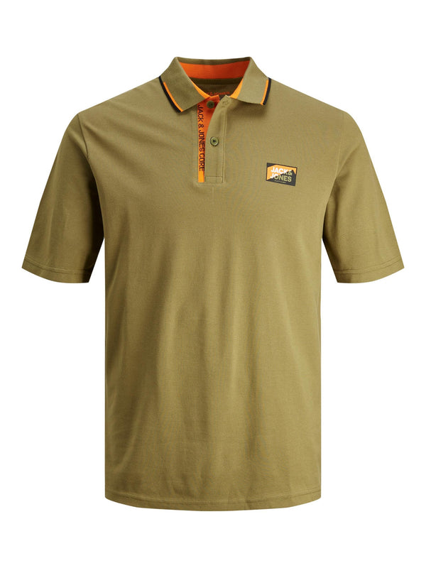 Jack & Jones JCOLOGAN Polo-OLIVE - Borderland Muff