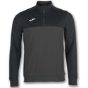 JOMA Mens Winner II 2 Tone Half Zip Sweatshirt-ANTHRACITE - Borderland Muff