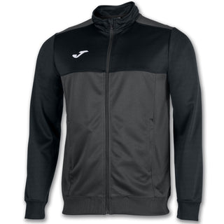 JOMA Mens Winner II 2 Tone Fill Zip Jacket-ANTHRACITE - Borderland Muff