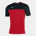 JOMA Winner II 2 Tone Mens Sports Tee-RED BLACK - Borderland Muff