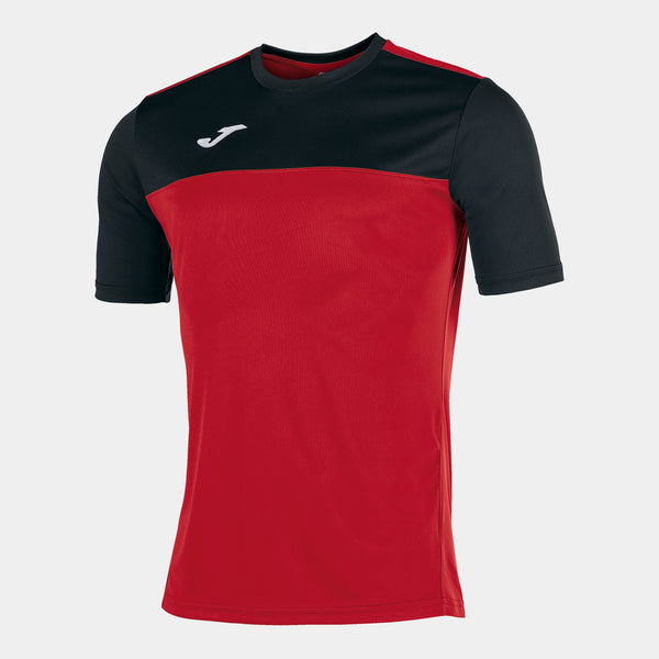 JOMA Winner II 2 Tone Mens Sports Tee-RED BLACK - Borderland Muff