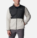 Columbia Mens Basin Butte Full Zip Microfleece With Omni-Heat Reflective Technology -STONE - Borderland Muff