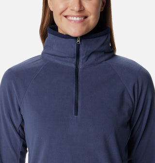 Columbia Ladies Glacial IV Half Zip Fleece-NOCTURNAL - Borderland Muff