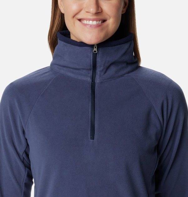 Columbia Ladies Glacial IV Half Zip Fleece-NOCTURNAL - Borderland Muff