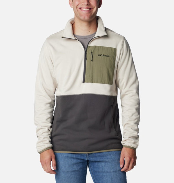Columbia Mens Hike Half Zip -STONE - Borderland Muff