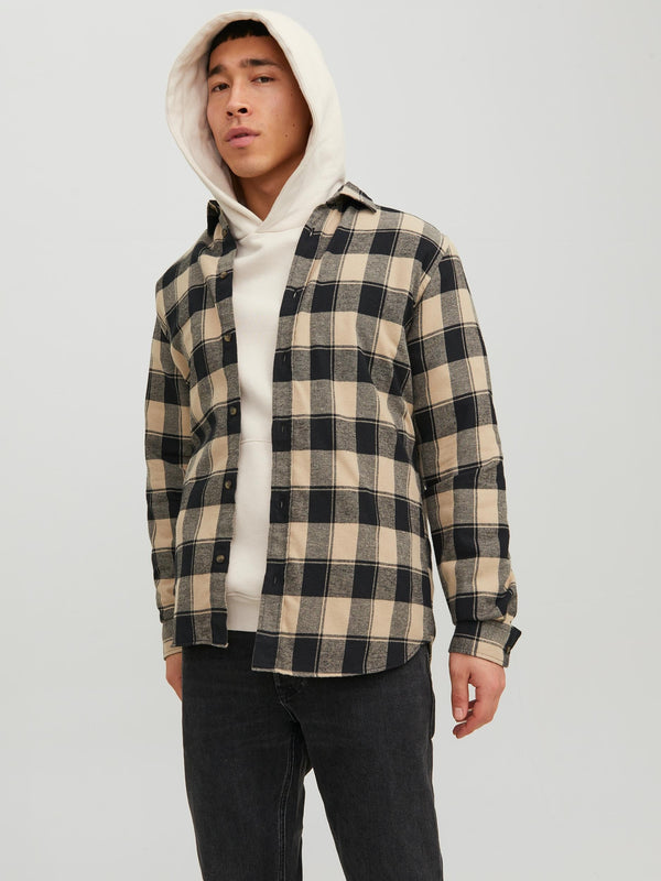 Jack & Jones Buffalo Check Shirt-CROCKERY - Borderland Muff