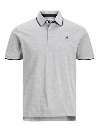 Produkt Imp Regular Fit Short Sleeve Polo -LIGHT GREY - Borderland Muff
