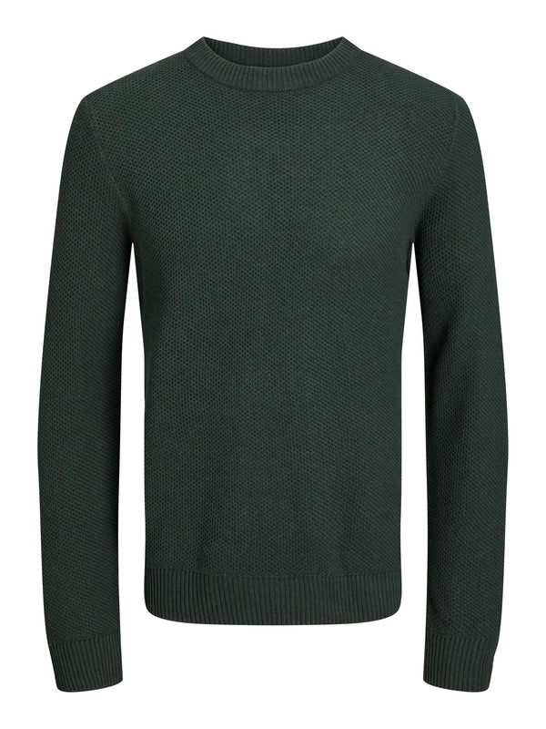 Jack & Jones JORBRODY Knit Crew-FOREST GREEN - Borderland Muff