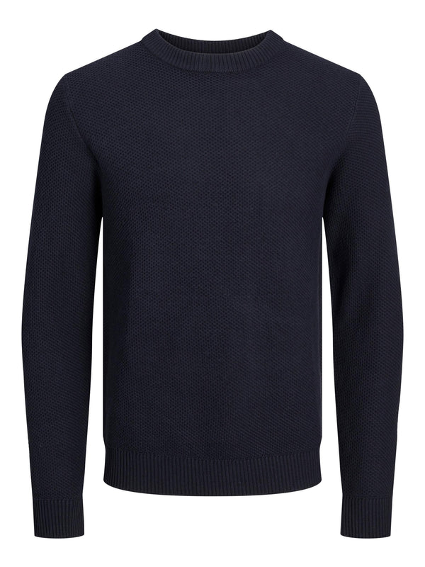 Jack & Jones JORBRODY Knit Crew-TOTAL ECLIPS - Borderland Muff