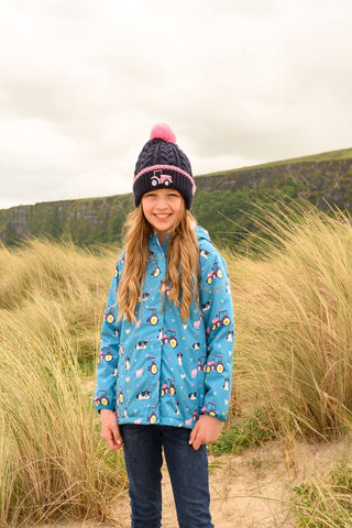 Lighthouse Girls Freya Padded Waterproof Jacket-TEAL - Borderland Muff