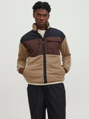 Jack & Jones Landscape Full Zip High Neck Fleece-DARK MOUNTAI - Borderland Muff