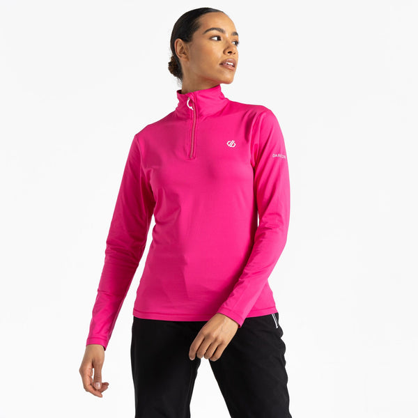 Dare2b Ladies Lowline II Stretch Top -PINK - Borderland Muff