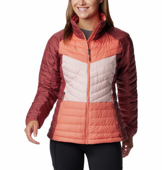 Columbia Ladies Powder Lite Insulated Jacket-BEETROOT - Borderland Muff