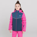 Dare2b Kids Cheerful Waterproof  Ski Jacket-RASPBERRY - Borderland Muff