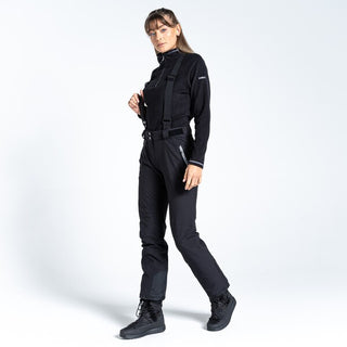 Dare2b Ladies Effused Short Leg Waterproof Salopettes-BLACK - Borderland Muff