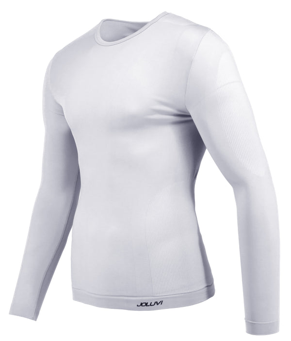 Joluvi Termico Unisex Long Sleeved Performance Base Layer Top-WHITE - Borderland Muff