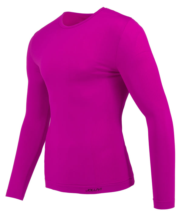Joluvi Termico Unisex Long Sleeved Performance Base Layer Top-NEON PINK - Borderland Muff