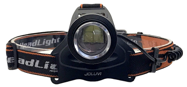 Joluvi Frontal Power 650 Lumen USB-C Rechargeable Head Torch-STEEL - Borderland Muff