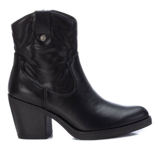 XTI 14199401 Ladies Ankle Boot-BLACK - Borderland Muff