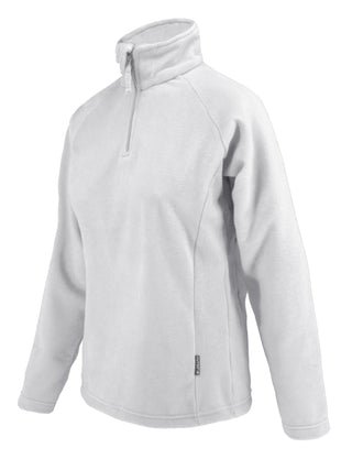 Joluvi Ladies Polar Surprise Half Zip Fleece-WHITE - Borderland Muff