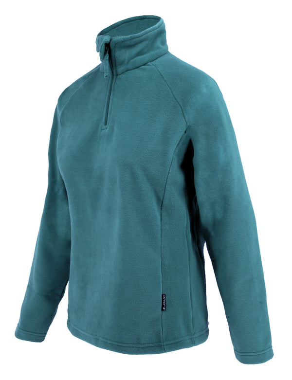 Joluvi Ladies Polar Surprise Half Zip Fleece-EMERALD - Borderland Muff