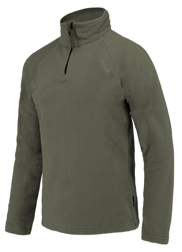 Joluvi Mens Polar Surprise Half Zip Fleece-OLIVE - Borderland Muff