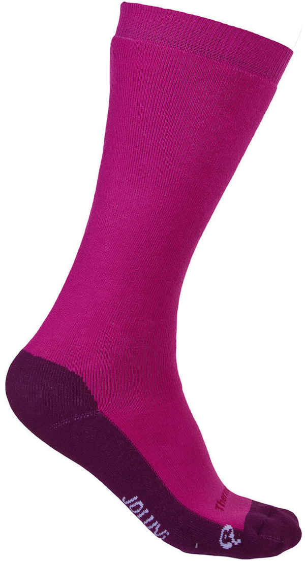 Joluvi Thermolite Classic 2 Pack Sock-CHERRY - Borderland Muff