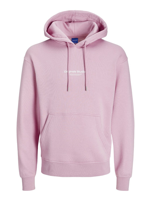 Jack & Jones JORVESTERBRO Hooded Sweatshirt-PINK - Borderland Muff