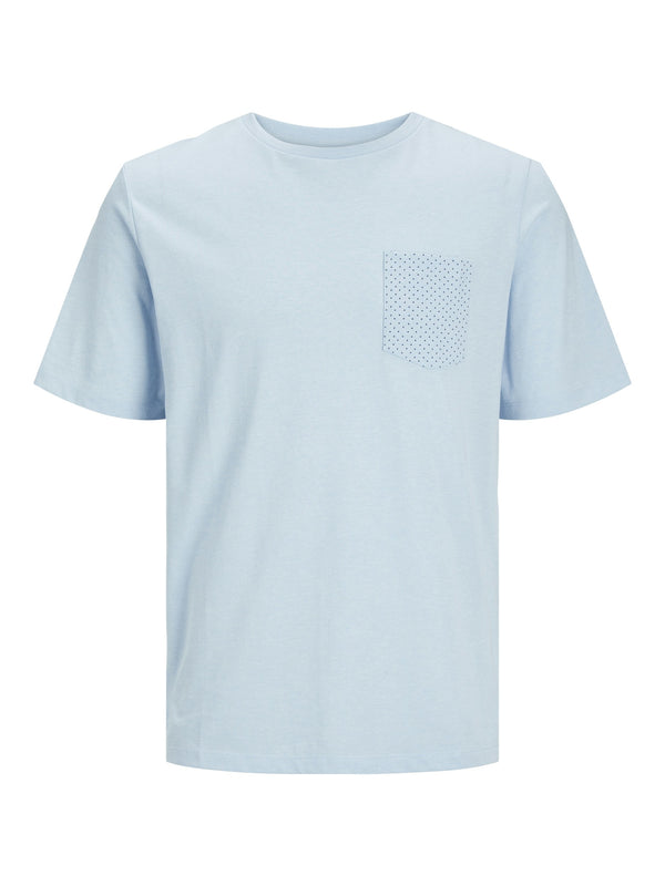 Jack & Jones Luis Pocket Short Sleeve T-Shirt-CASHMERE BLU - Borderland Muff