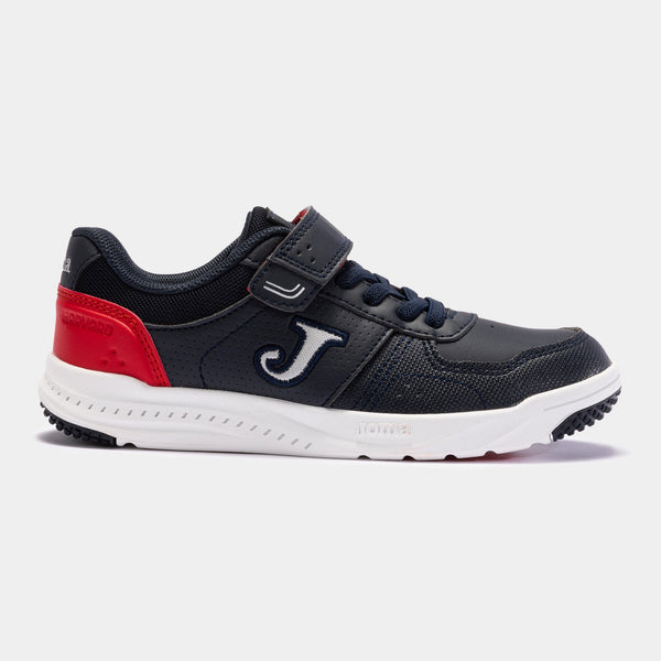 JOMA Harvard Junior Velcro Kids Trainers 2343-NAVY RED - Borderland Muff